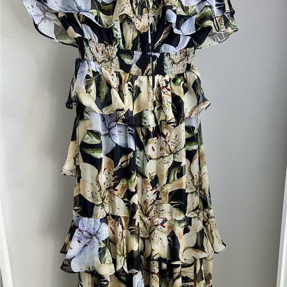 Astr Multicolor Floral Ruffle Maxi Dress - Picture 7 of 11